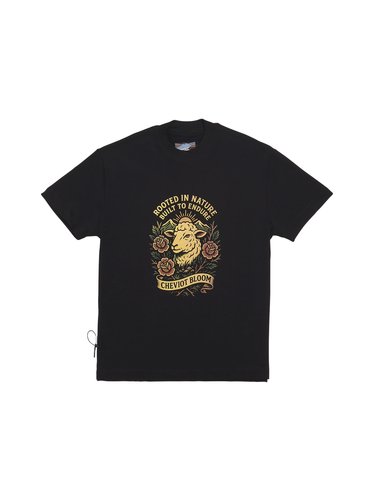 Camisa Oversize "Rooted in Nature" Preto