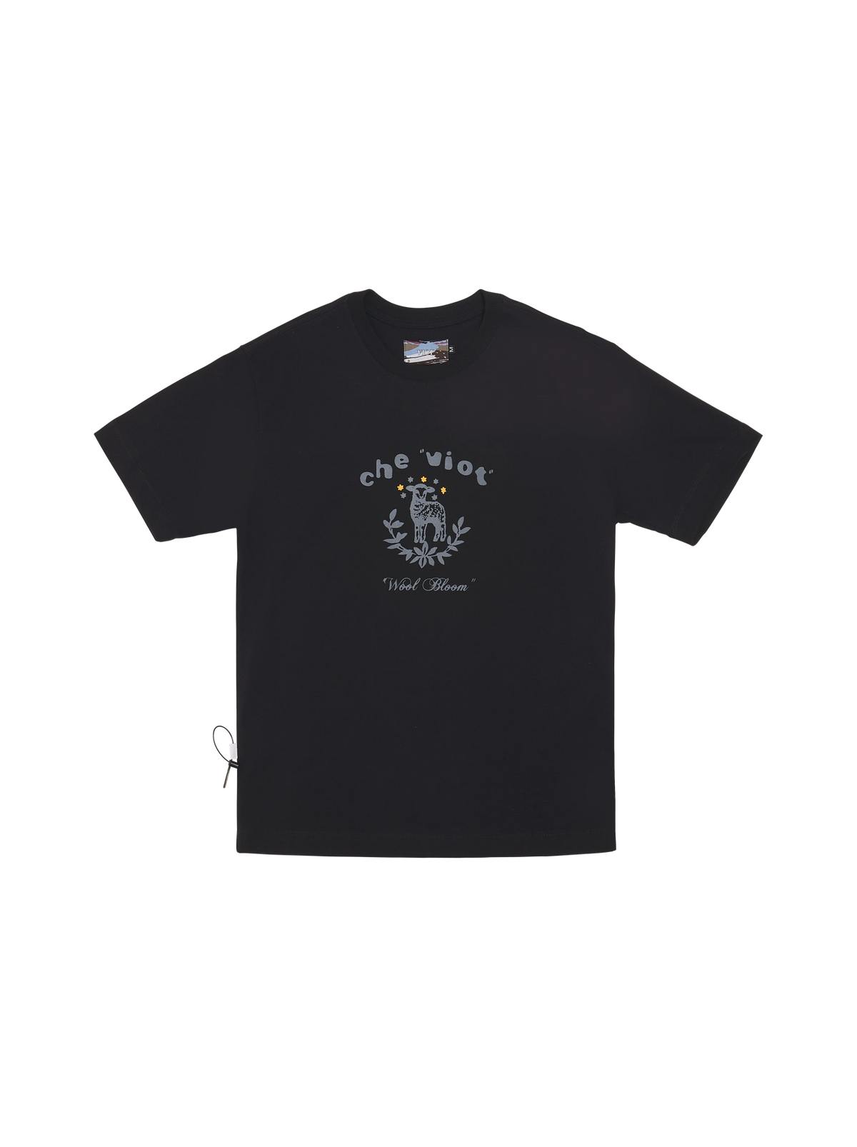 Camisa Regular "Woolseed" Preto