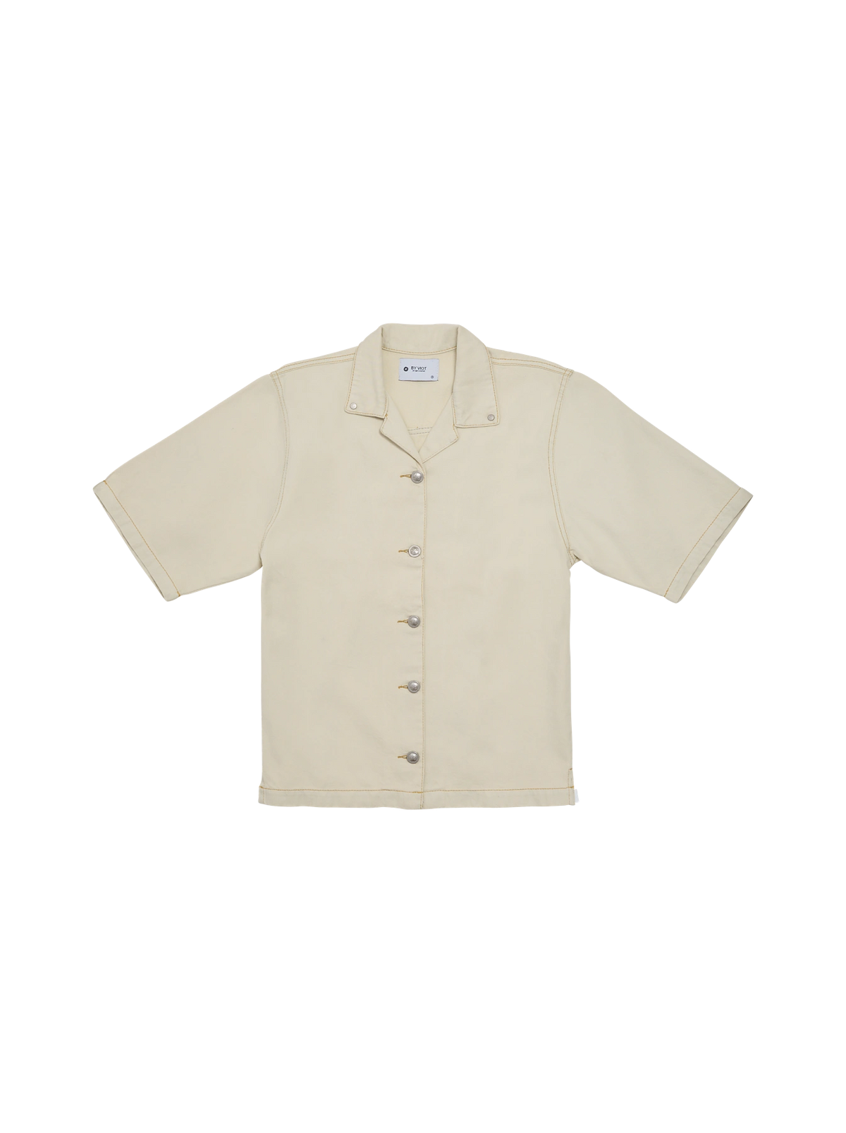 Camisa Oversize “Mirror Offset Lab” - Off White