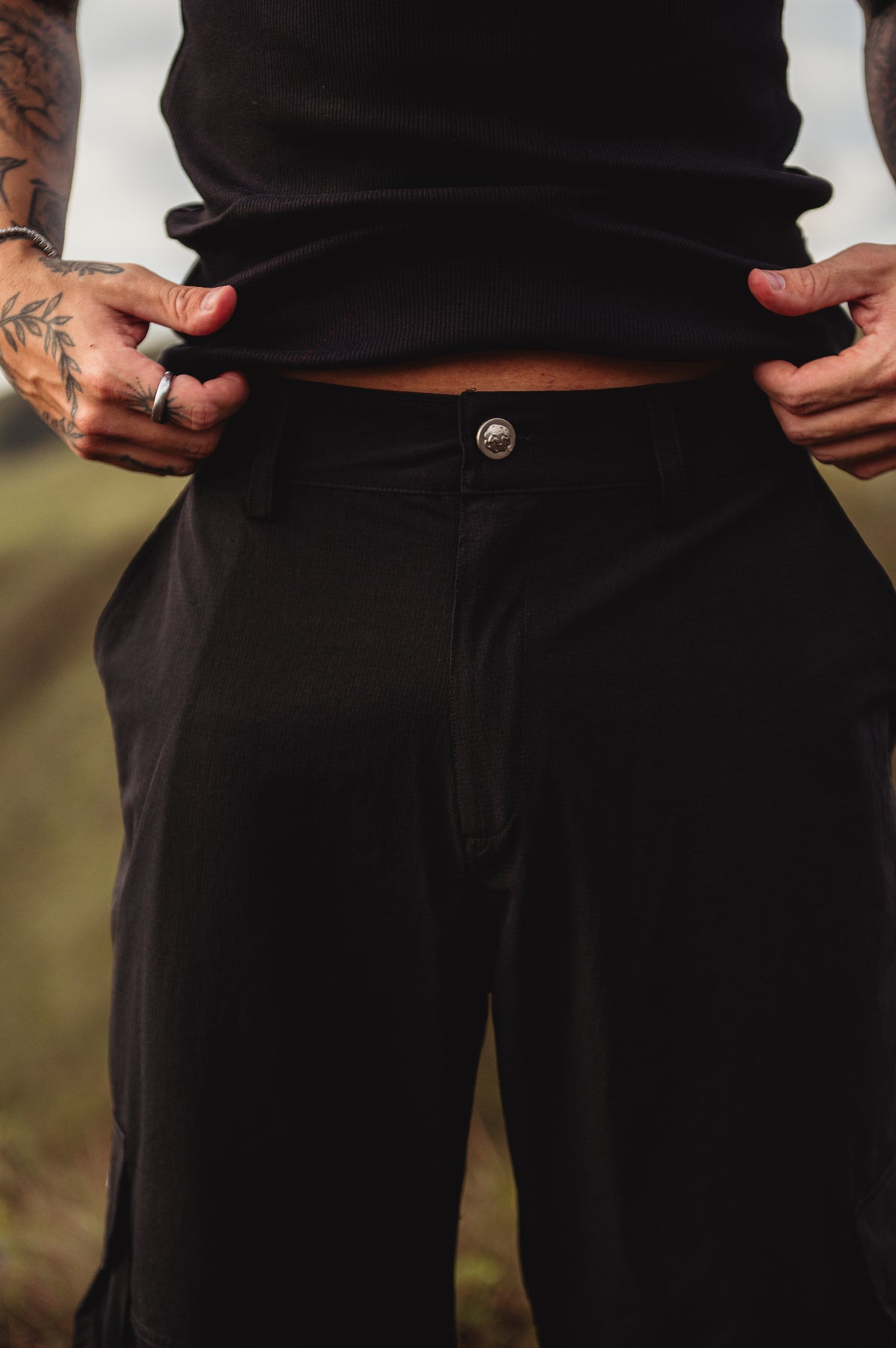 Calça "Shearer Cargo RipStop" Preto