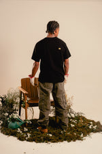 Camisa Regular "Woolseed" Preto