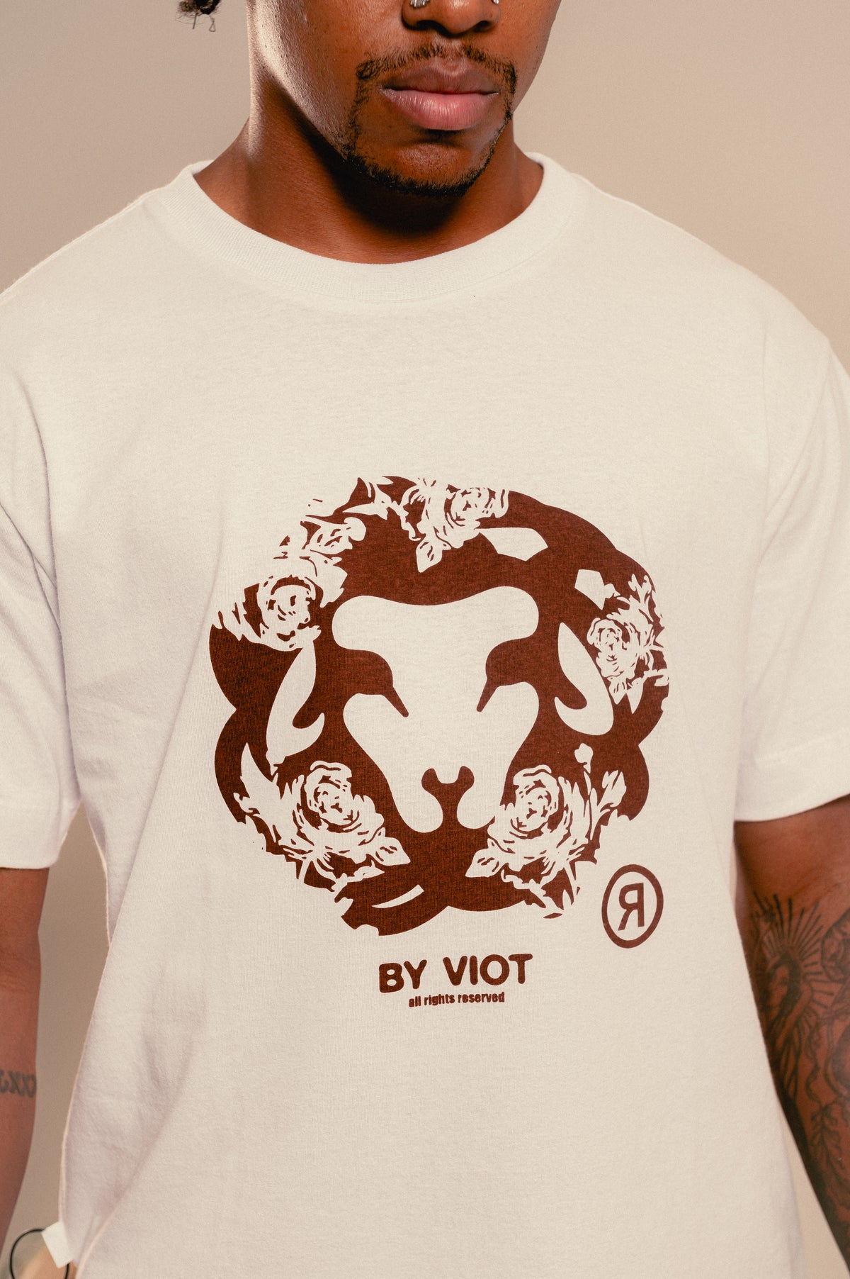 Camisa Regular "Logo Mark Rose"