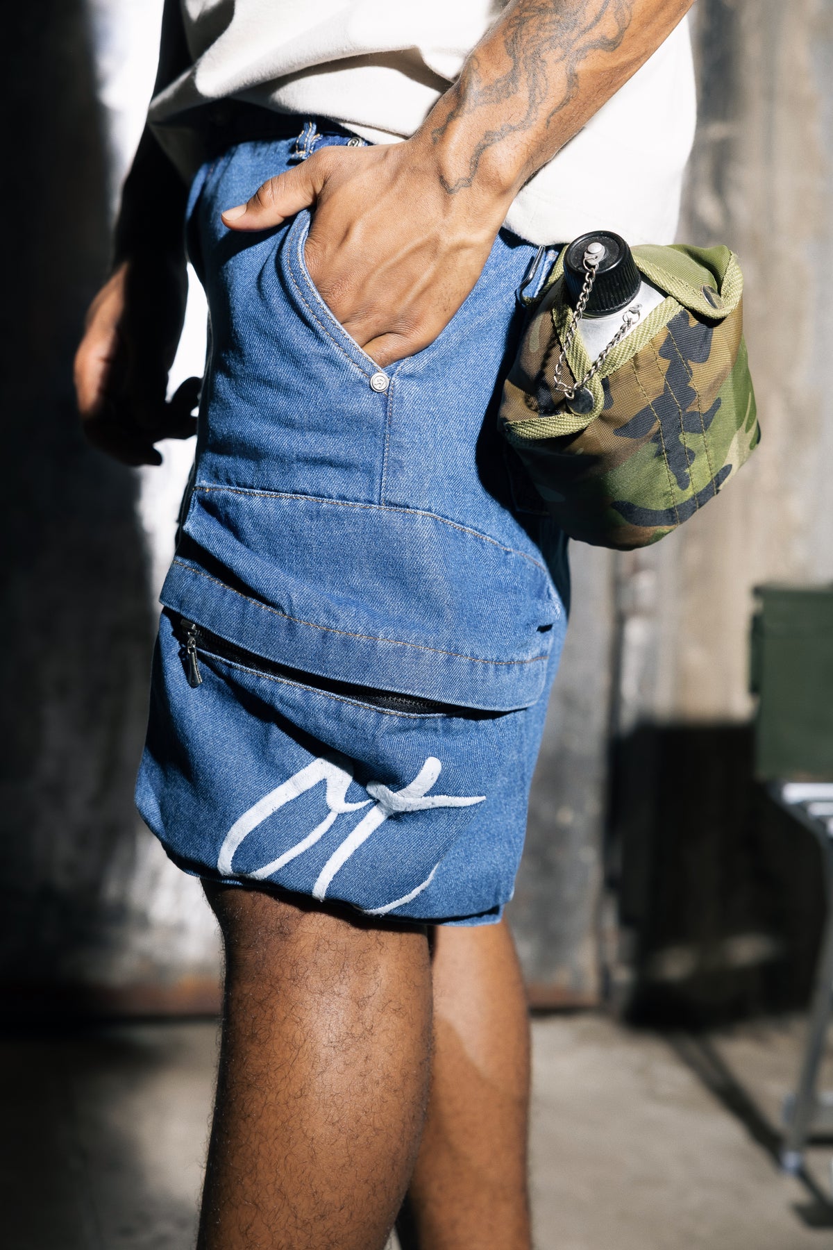 Bermuda Cargo "Trailman" Jeans