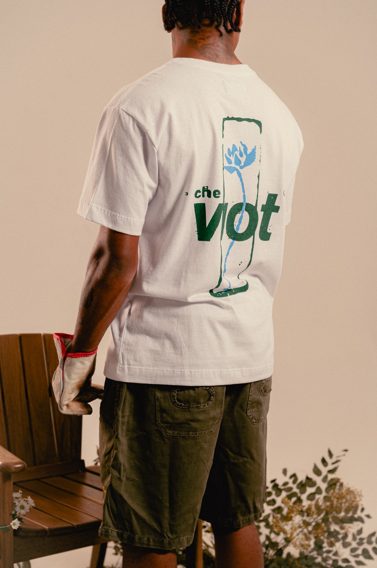 Camisa Regular "Bloom Mark" Branco