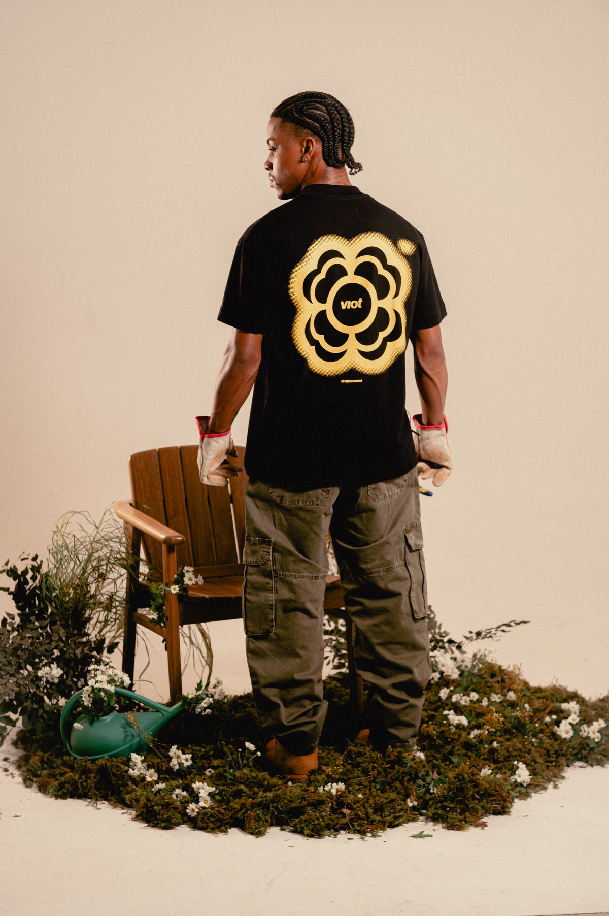 Calça "Drover Cargo Cheviot"