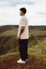 Camisa Oversize "Cheviot Hills Bristle" Bege