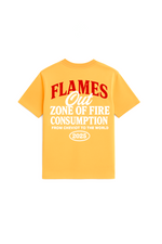 Camisa "Flames Out" Oversize