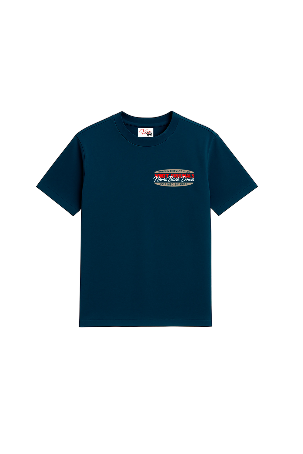 Camisa "Never Back Down" Oversize