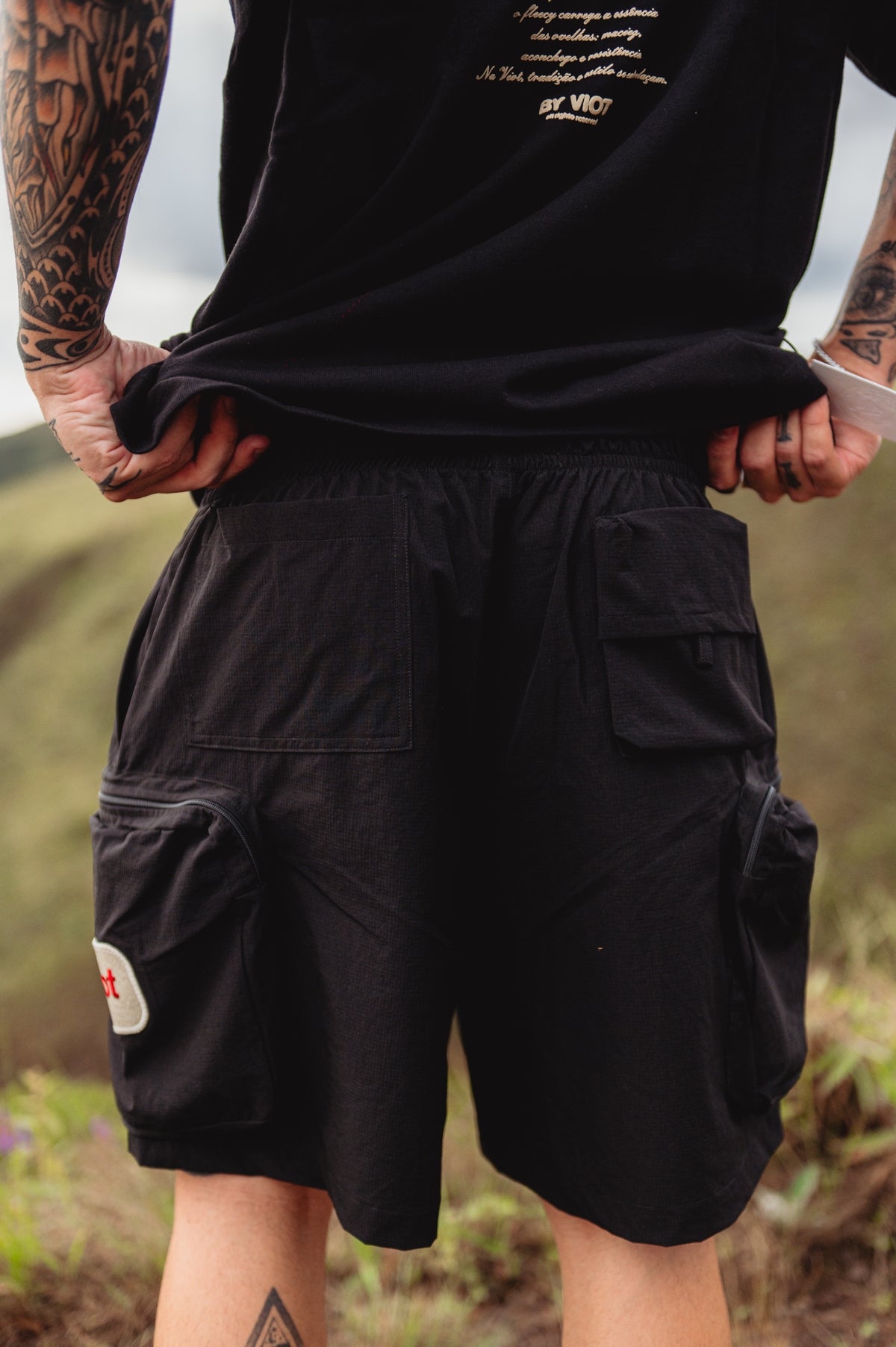 Bermuda "Shearer Cargo RipStop" Preto