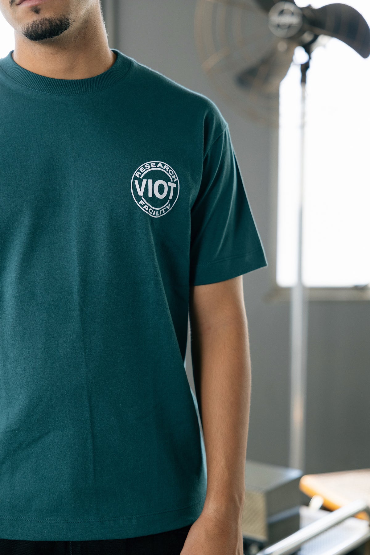 Camisa Regular “Subject Lock” Verde