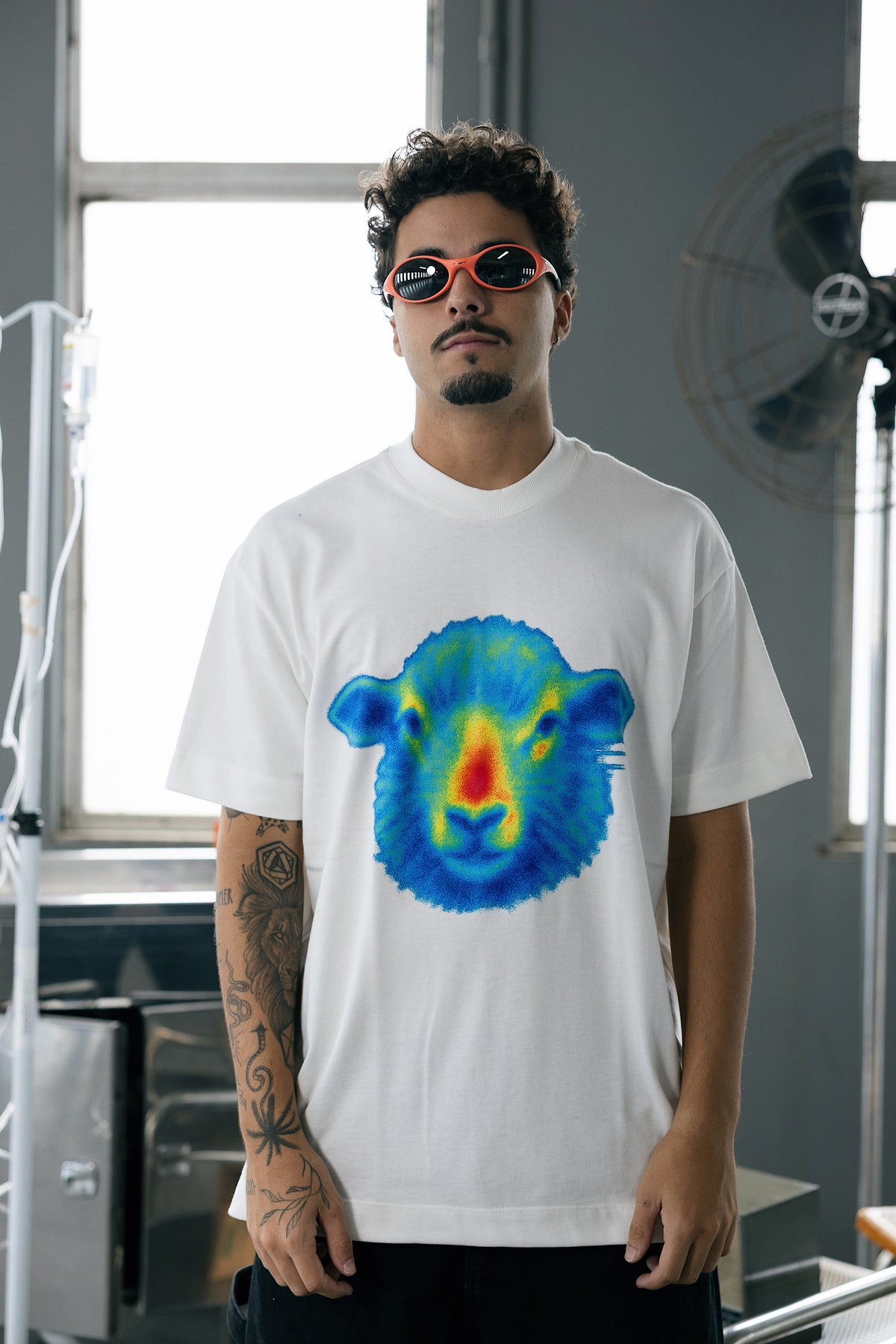 Camisa Oversize “Thermo Trace” Bege