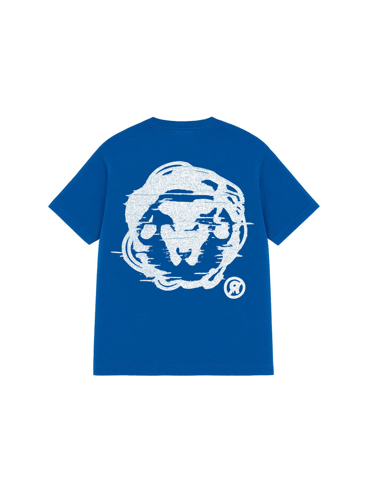 Camisa Oversize “Glitch Entity” Azul