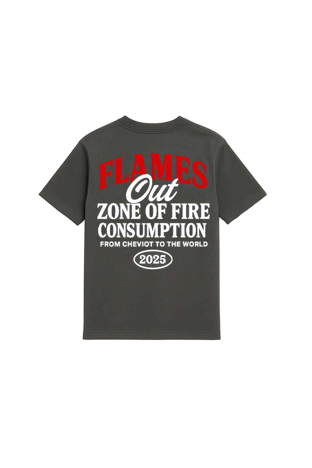 Camisa "Flames Out" Oversize