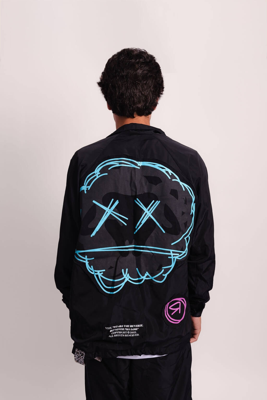 Sketch Logo Jacket Black