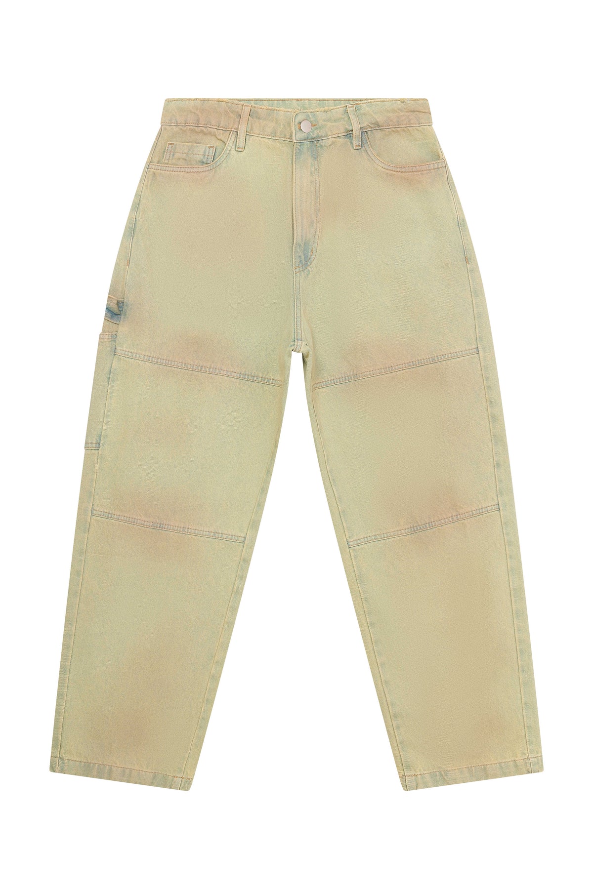 Camel Custom Flared Jeans