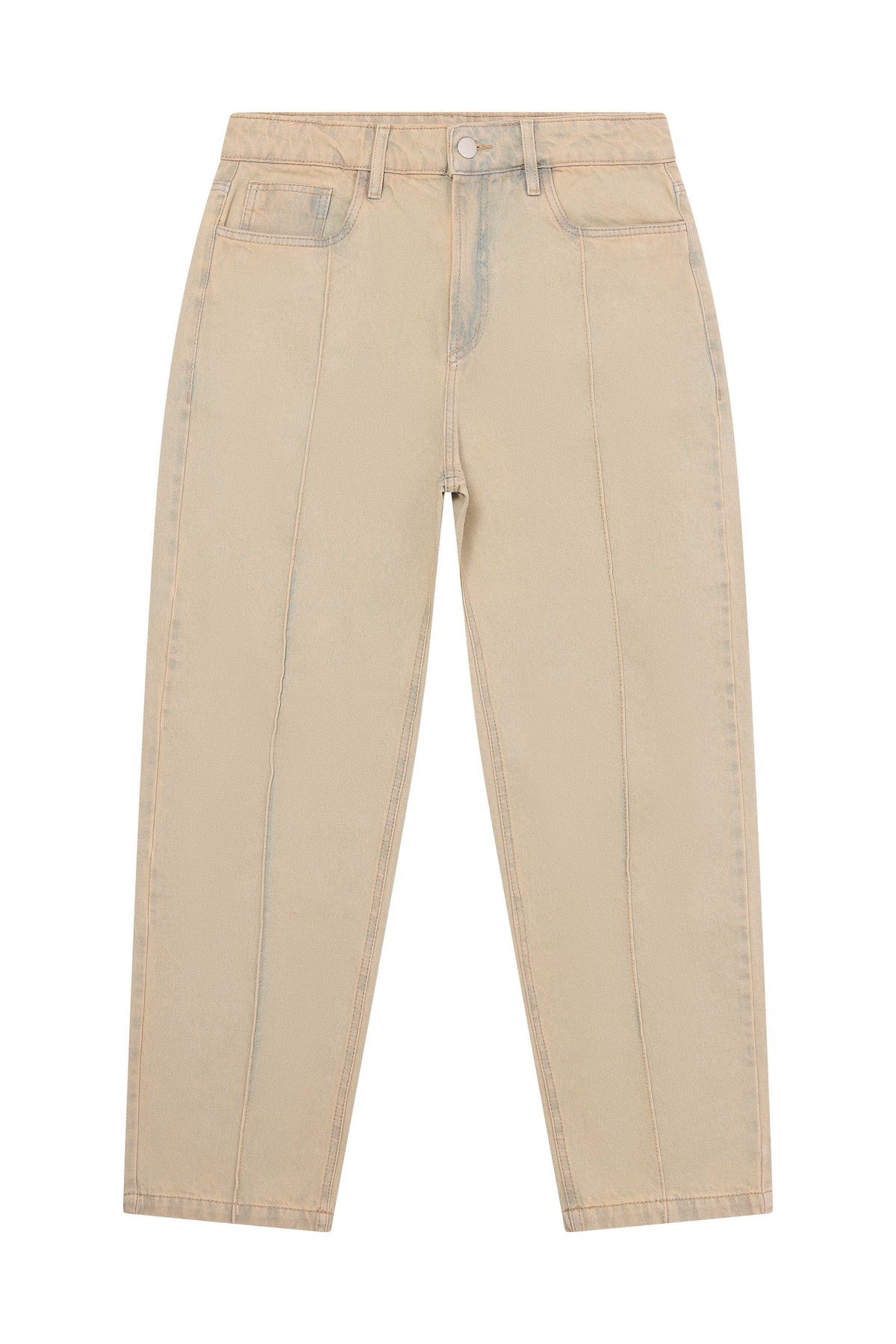 Friso Beige Straight Jeans