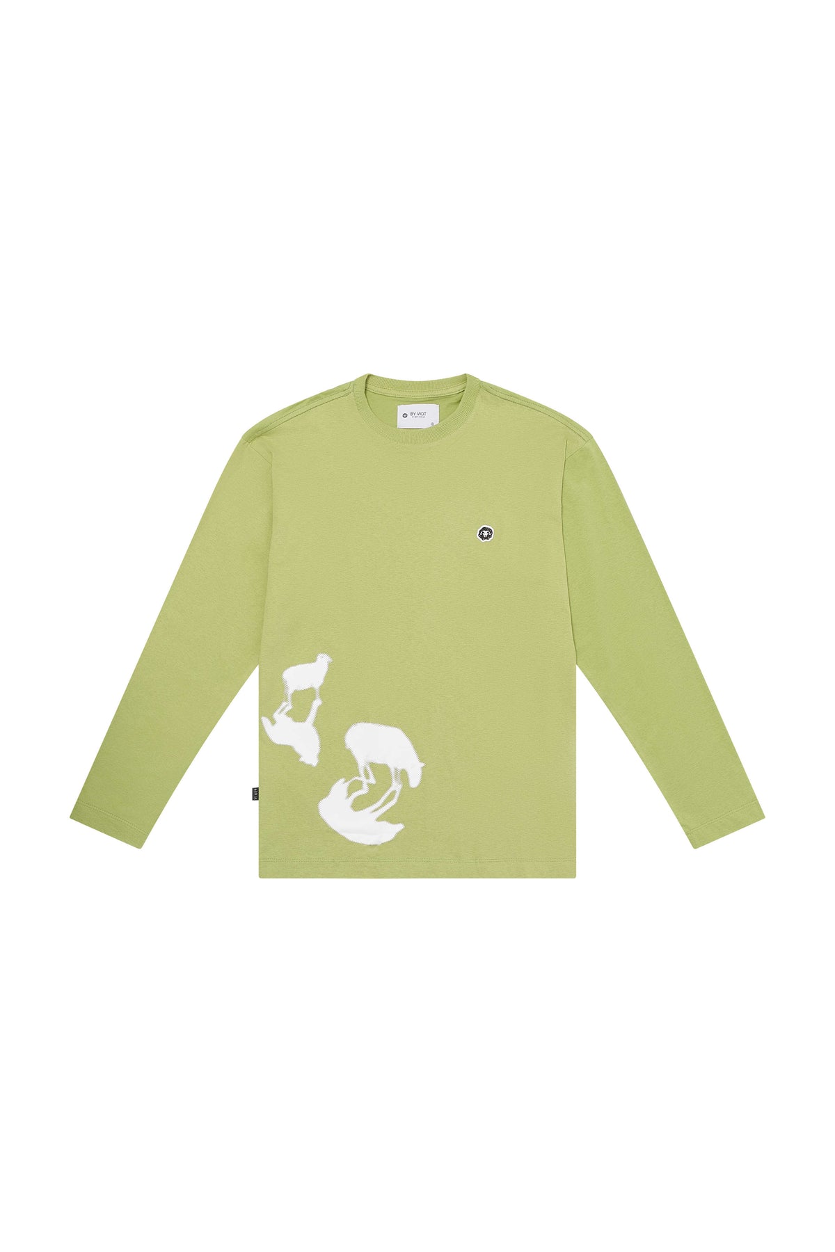 Long Sleeve T-shirt Green Wolf Sheep ®