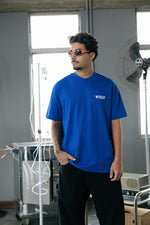 Camisa Oversize “Glitch Entity” Azul