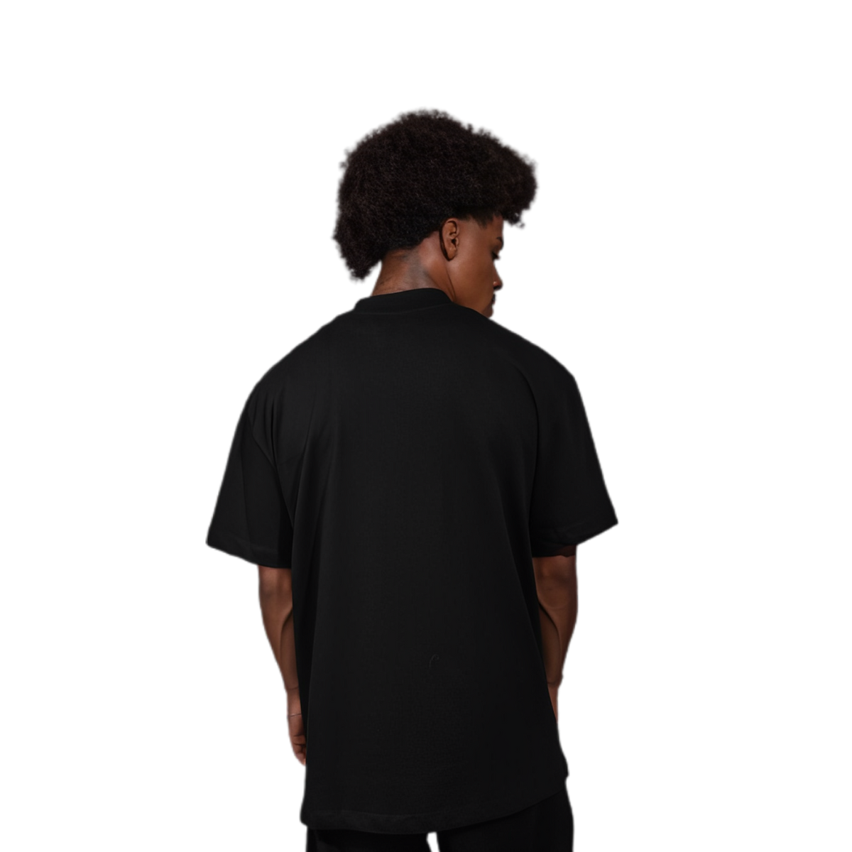 T-shirt oversize black ЯEVEЯSE ®