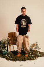 Camisa Oversize "Rooted in Nature" Preto