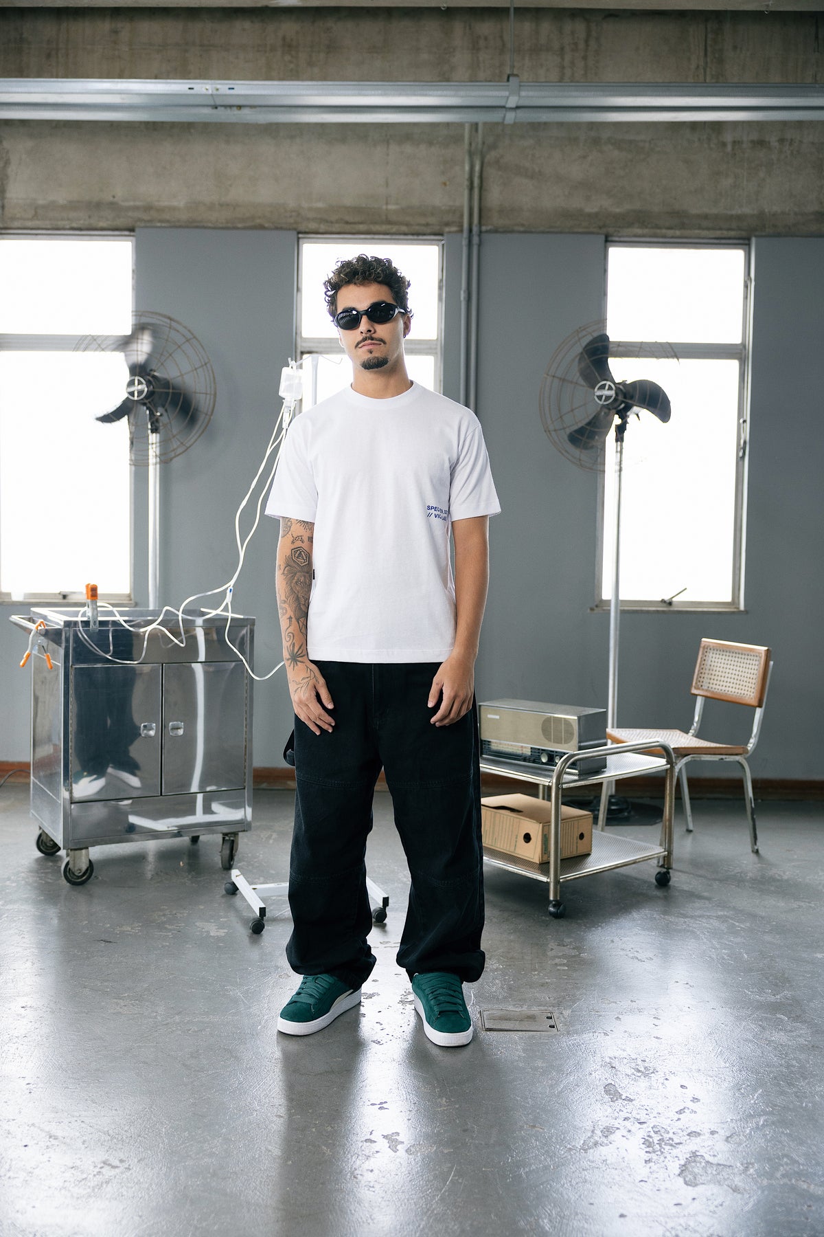 Camisa Regular “Specimen 001” Branca