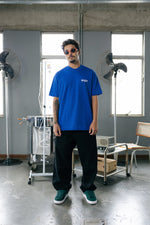 Camisa Oversize “Glitch Entity” Azul