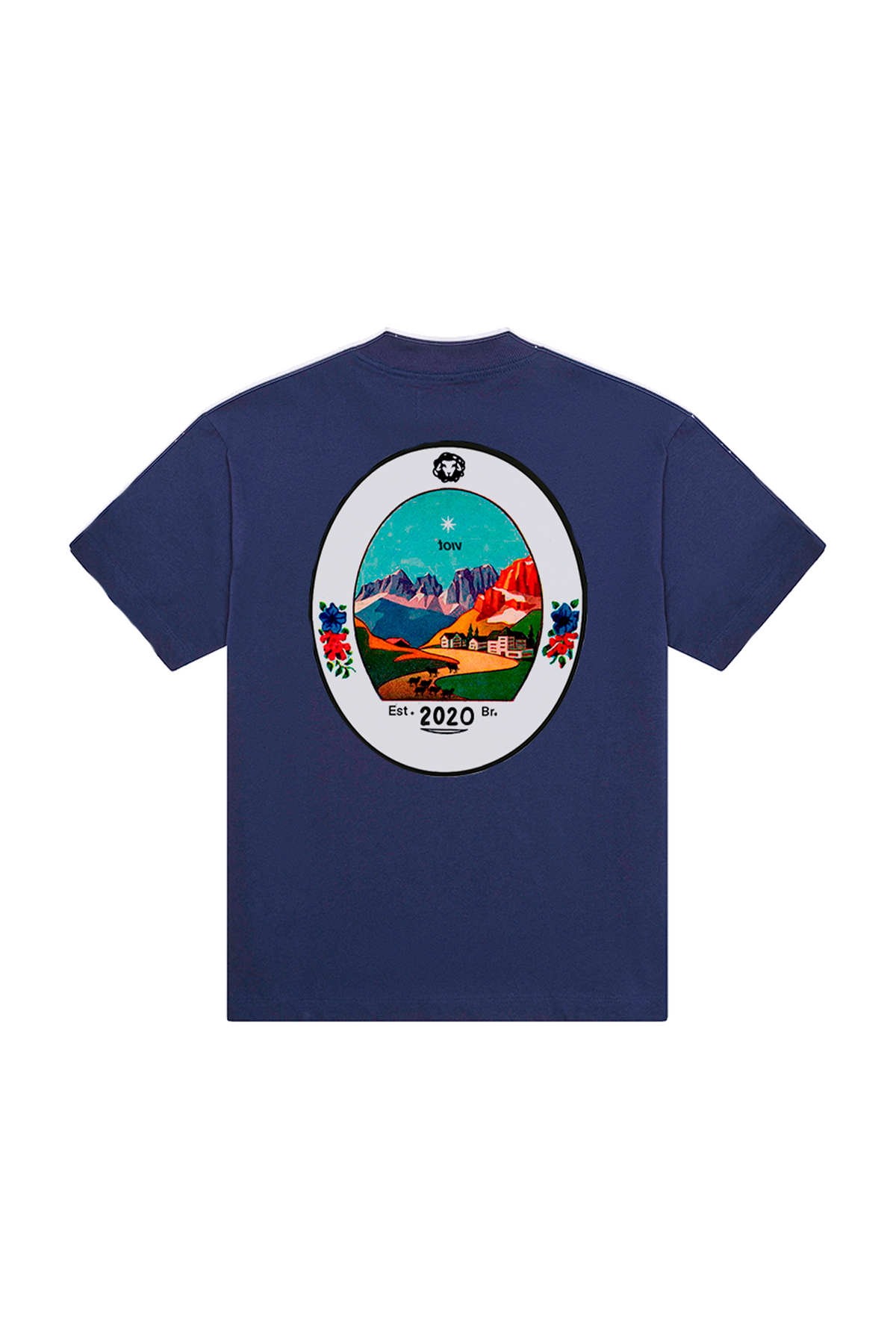 T-shirt Village Blue