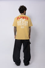 Camisa "Flames Out" Oversize