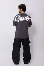 Camisa "Cheviot Script" Oversize